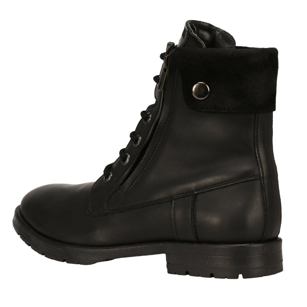 LIBERTYZENO Men's Black  Lace-Up Casual Boots - Picture 4 of 6
